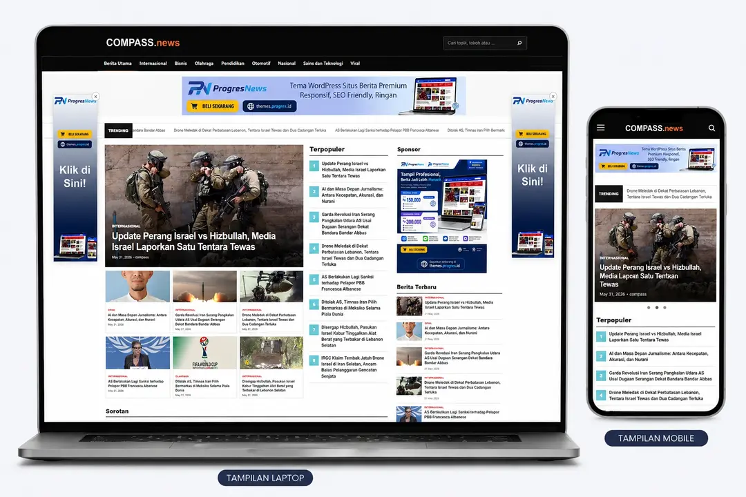 tema mirip kompas com